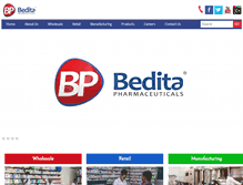 Tablet Screenshot of beditapharma.com